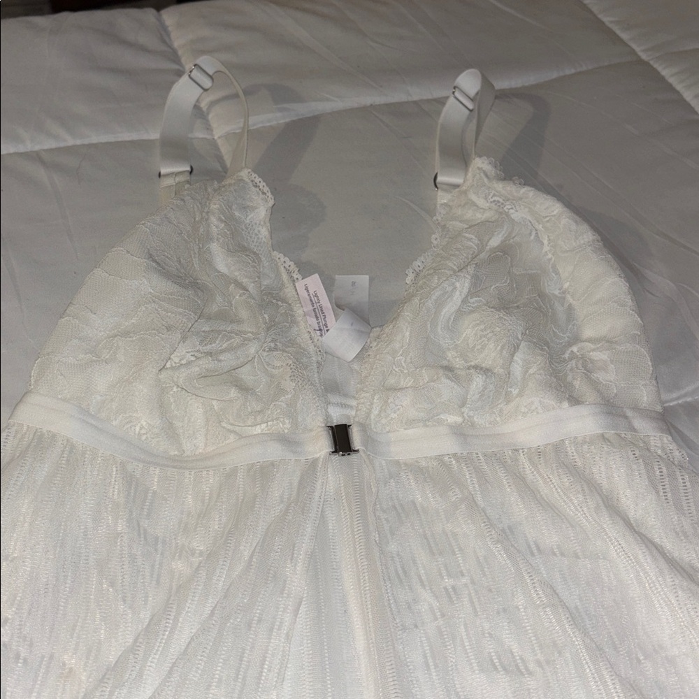 Auden Cream Lace Detail Garment